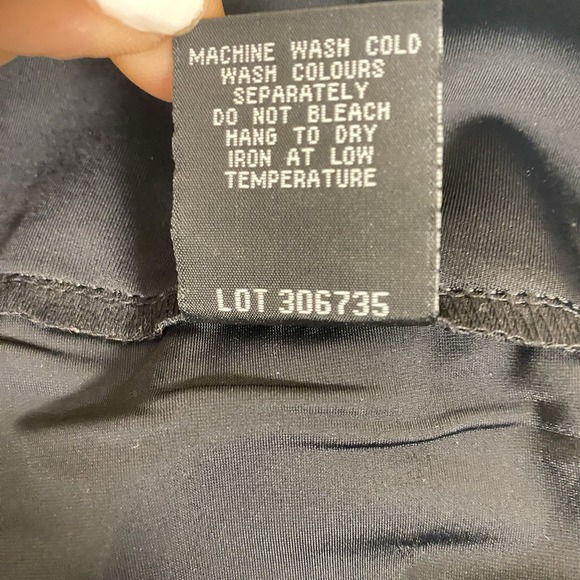 SC & CO Tennis Golf Lined Stretch Tummy Control Sz Large Black‎ White - Picture 7 of 9